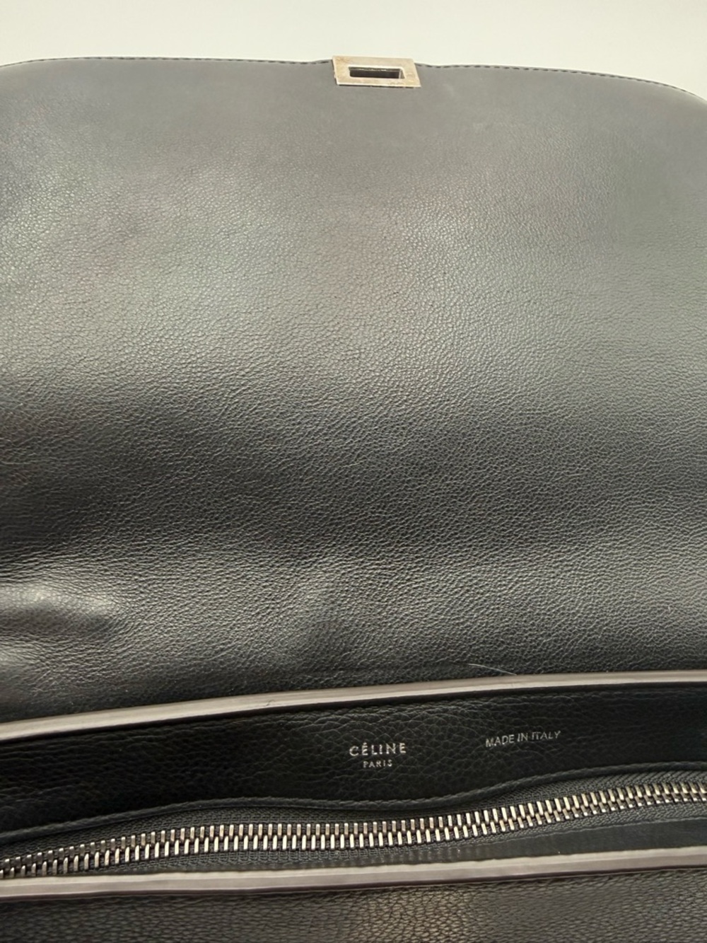 Vintage black Celine trapeze bag - Picture 6 of 12